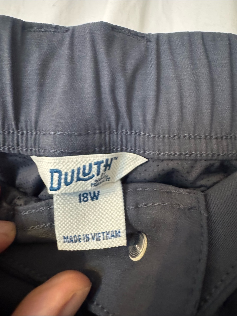 Women's Duluth Trading Woman’s Dry on the Fly Active Tech Skort in Slate ink. - Picture 5 of 16